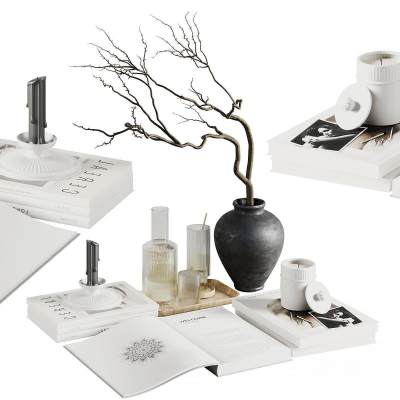 现代书籍摆件组合 装饰品 陈设品
